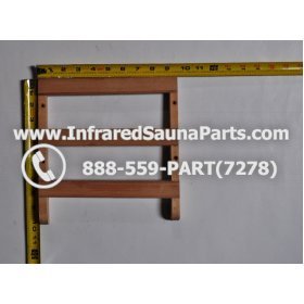 WOOD MAGAZINE HOLDERS - HEMLOCK WOOD MAGAZINE RACK ( 9.5" x 10" ) 2