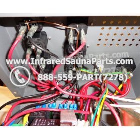 COMPLETE CONTROL POWER BOX WITH CONTROL PANEL - COMPLETE CONTROL POWER BOX  INFRARED SAUNA 110v 120v WITH ONE CONTROL PANEL UNIVERSAL 9