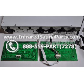 COMPLETE CONTROL POWER BOX WITH CONTROL PANEL - COMPLETE CONTROL POWER BOX CAL SAUNA INFRARED SAUNA STYLE 1 WITH TWO CONTROL PANELS 3