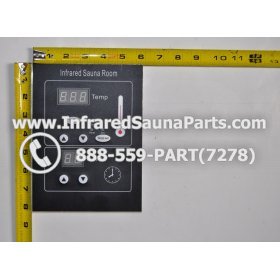 CIRCUIT BOARDS WITH  FACE PLATES - CIRCUIT BOARD WITH FACE PLATE DELUXE INFRARED SAUNA 12092007 MANUAL ON OFF SWITCH 2