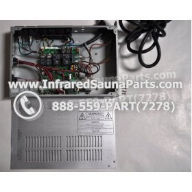 COMPLETE CONTROL POWER BOX 220V / 240V - COMPLETE CONTROL POWER BOX 220V / 240V LONGEVITY  INFRARED SAUNA STYLE 3 15