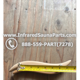 WOOD HANDLES + TOWEL HANDLES - HEMLOCK WOOD DOOR HANDLE STYLE 5 6