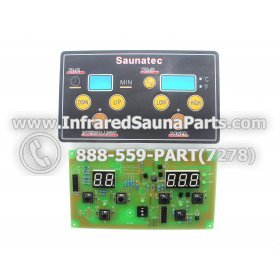 CIRCUIT BOARDS WITH  FACE PLATES - CIRCUIT BOARDS WITH FACE PLATES - SAUNATEC   (7 BUTTONS) 1