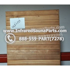 WOOD BENCHS + HEATERS - HEMLOCK WOOD BENCH ( 44.8" x 19.8" ) 3