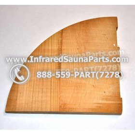 WOOD SHELVES + CUP HOLDERS - HEMLOCK WOOD CUP HOLDER STYLE 5 1