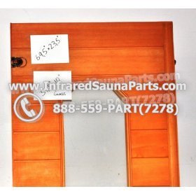 WOOD SAUNA WALLS - HEMLOCK WOOD SAUNA PANEL WITH GLASS ( 69.5" x 23.5" ) 7