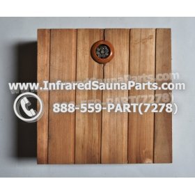 WOOD STEREO HOUSINGS - HEMLOCK WOOD STEREO COVER WITH LED LIGHT STYLE 1 4