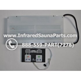 COMPLETE CONTROL POWER BOX WITH CONTROL PANEL - COMPLETE CONTROL POWER BOX IRONMAN INFRARED SAUNA STYLE 1 WITH ONE CONTROL PANEL 1