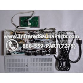 COMPLETE CONTROL POWER BOX WITH CONTROL PANEL - COMPLETE CONTROL POWER BOX WASAUNA INFRARED SAUNA STYLE 1 WITH ONE CONTROL PANEL 18