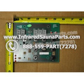 CIRCUIT BOARDS / TOUCH PADS - CIRCUIT BOARD  TOUCHPAD JOSEN INFRARED SAUNA SRZHX001 - (10 BUTTONS) 10