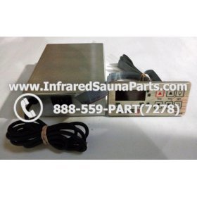 COMPLETE CONTROL POWER BOX WITH CONTROL PANEL - COMPLETE CONTROL POWER BOX EZE INFRARED SAUNA WITH CONTROL PANEL 8