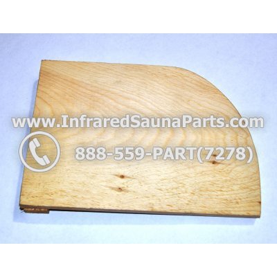 WOOD SHELVES + CUP HOLDERS - HEMLOCK WOOD CUP HOLDER STYLE 4 1